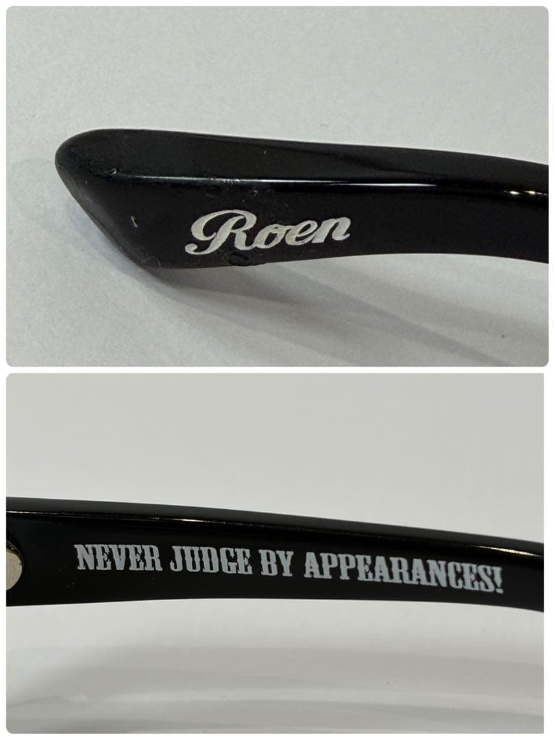 Roen HYDE着用 スカルフレーム サングラス ブラック ケース・クロス付