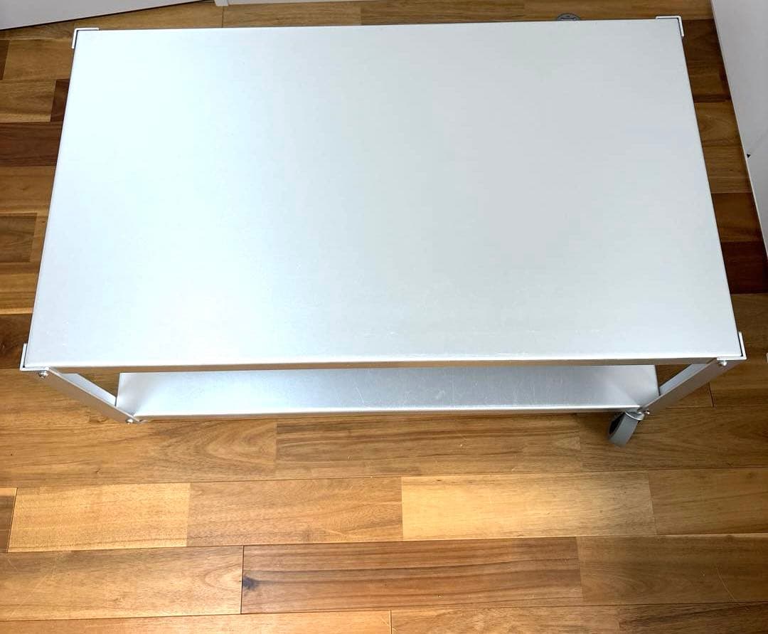 廃盤 無印良品 MUJI アルミ　ローテーブル 大