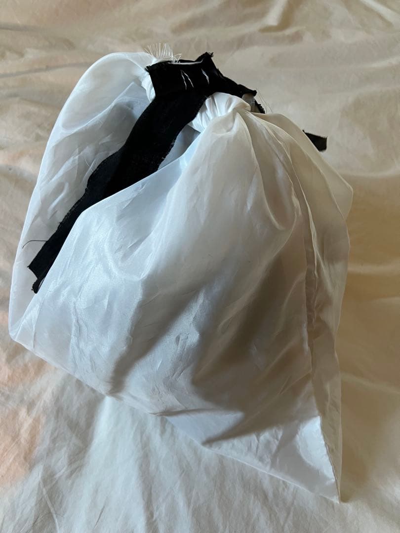 エバゴスebagosオカイモノカゴ・スワン付きバスケット　保存袋つき