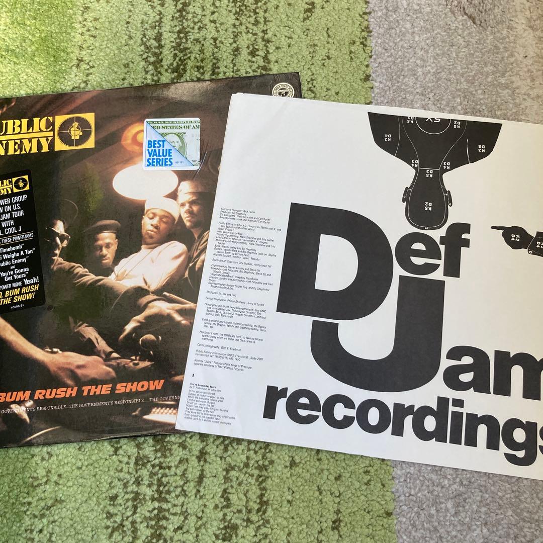 USオリジナル PUBLIC ENEMY YO! BUM RUSH THE 美品