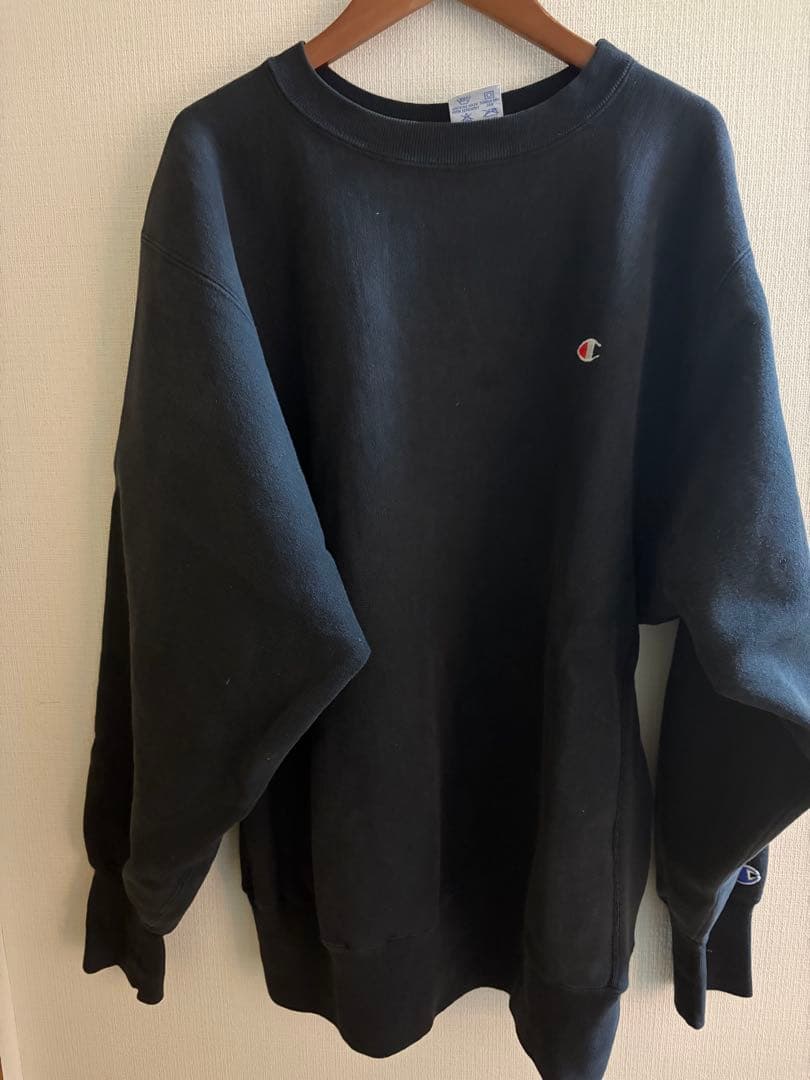 m*様 【XL】90s リバースウィーブ usa製 ブラック