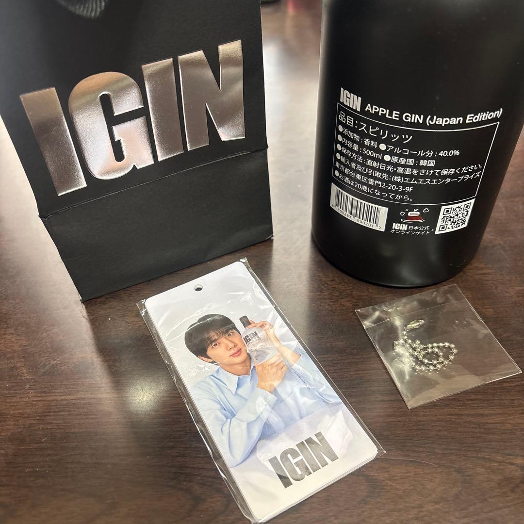 【日本限定】ジン IGIN POPUP APPLE GIN ボトルネックタグ付き