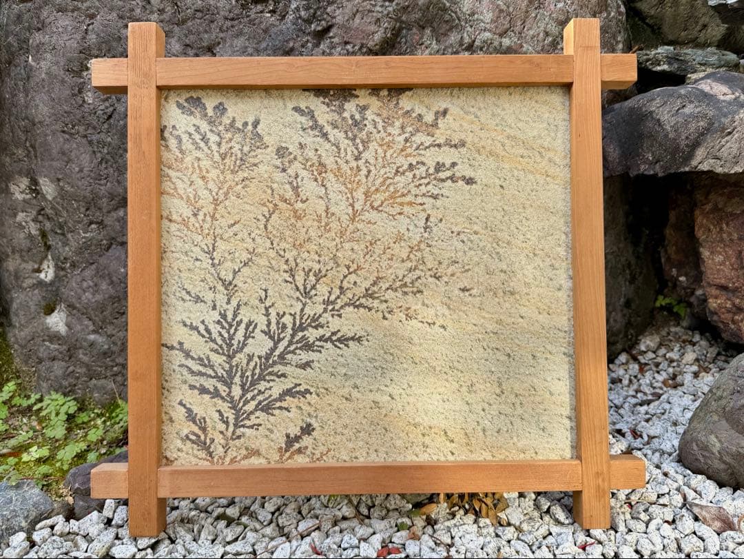 A*s様 美しいデンドライト（dendrite、樹枝状晶）、忍石　アート作品