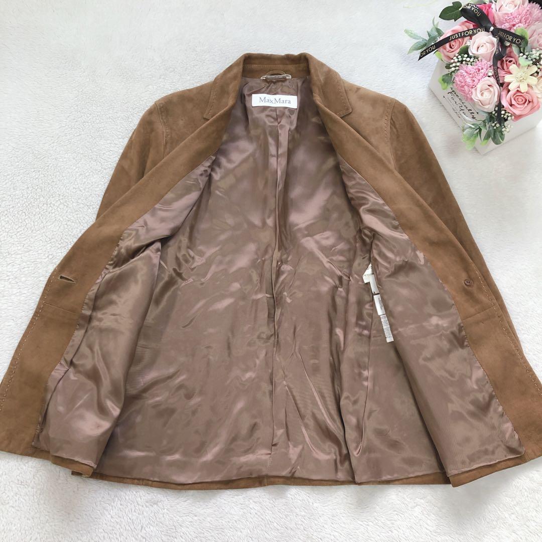 マックスマーラ テーラードジャケット キャメル アウター シンプル ベーシック