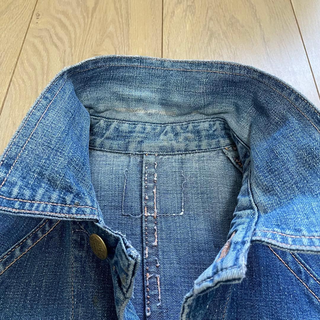 グ*ン様 40s Tuf-nut ショート丈カバーオール 襟付きエンジニアジャケ