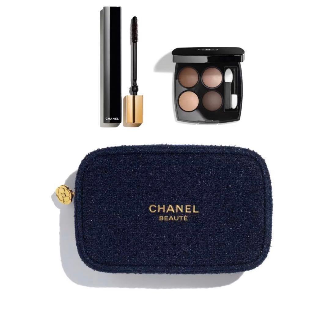 CHANEL クリスマスコフレ アイシャドウ マスカラ ポーチセット