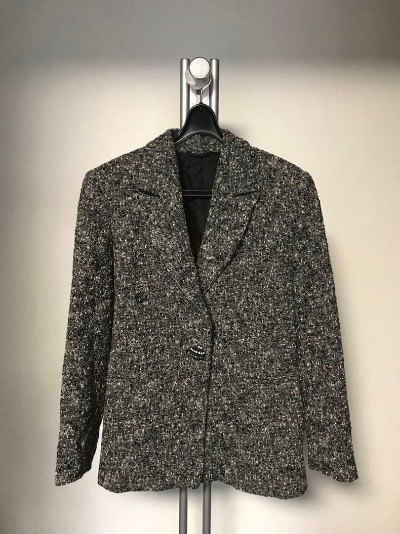 Pianoforte di MaxMara ジャケット グレー系fox付き