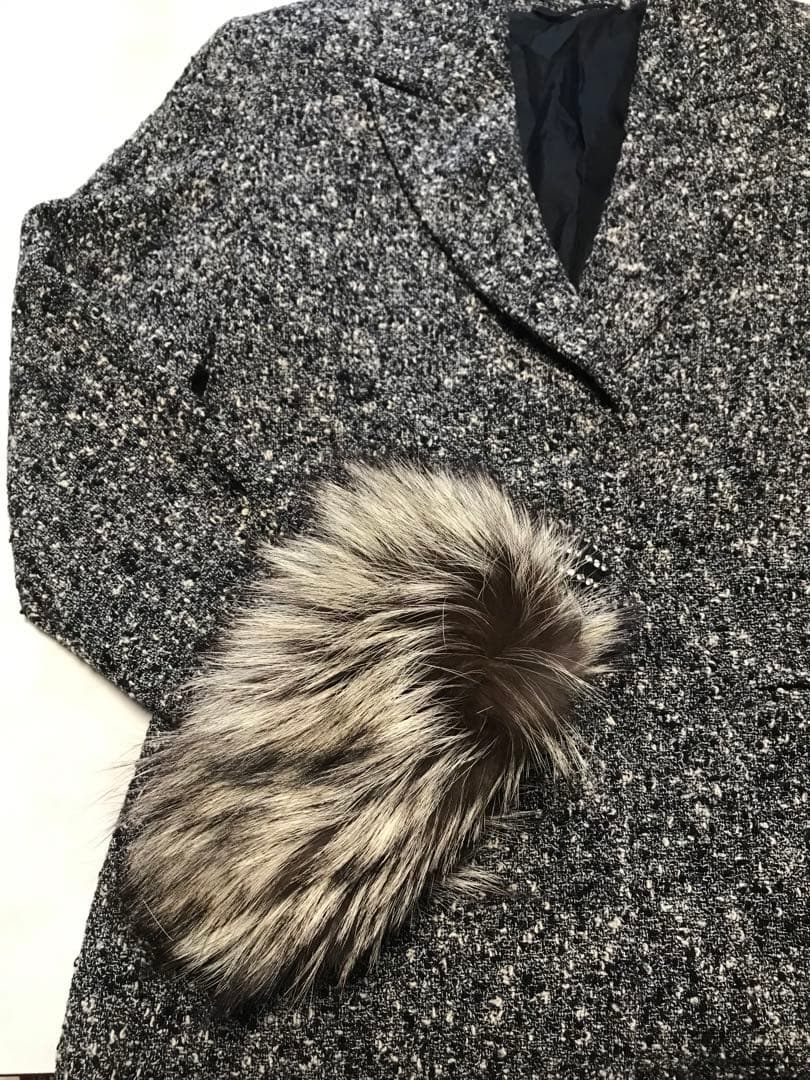 Pianoforte di MaxMara ジャケット グレー系fox付き