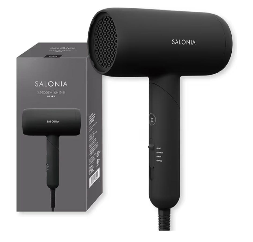 サロニア スムースシャイン ドライヤー ブラック SAL23209BK