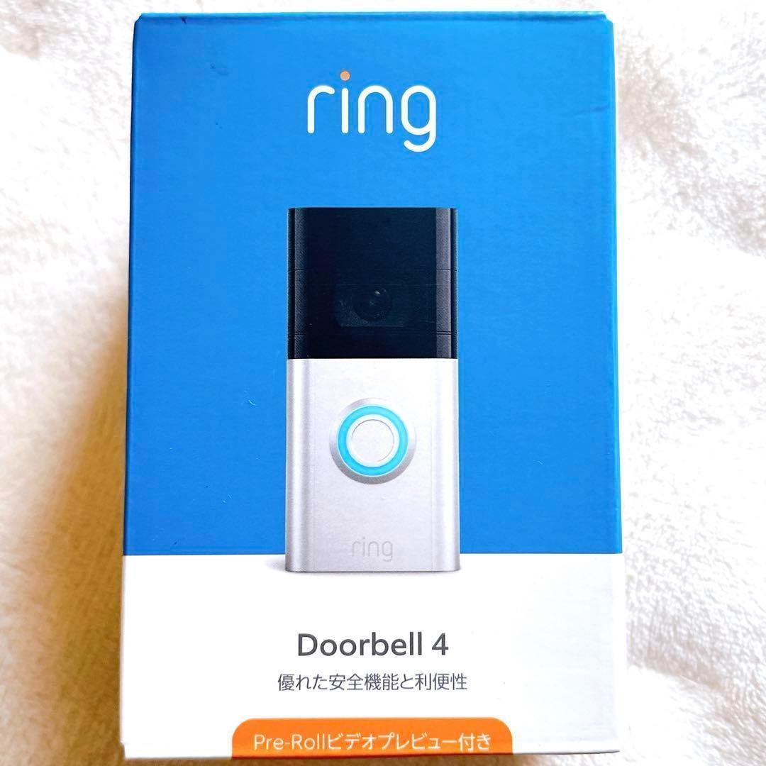 【新品未開封】Amazon Ring Doorbell 4 - スマートドアベル