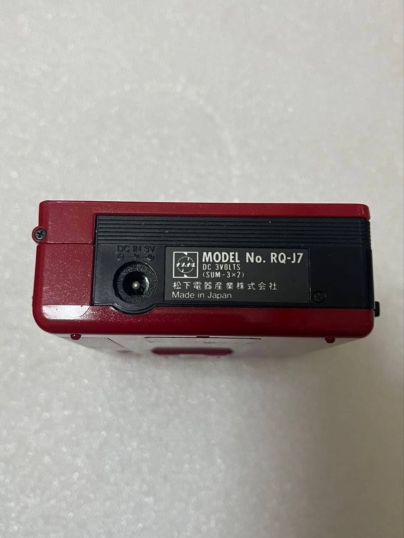 National J7 AUTO REVERSE カセットプレーヤー動作未確認