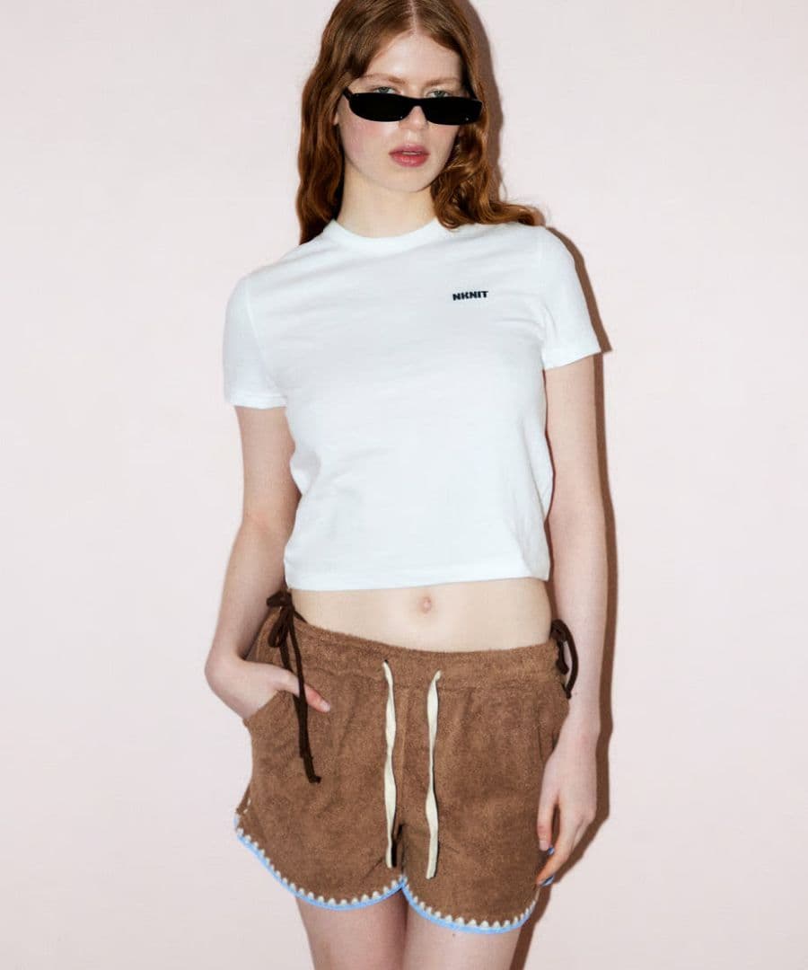 NKNIT ☆pile crocht shorts　トゥデイフル　ロンハーマン