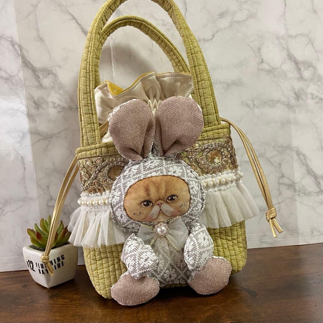 ☆*☆様 コヤンイサムチョン 【ヌビ 巾着バッグ】インド刺繍 トートバッグ ハン