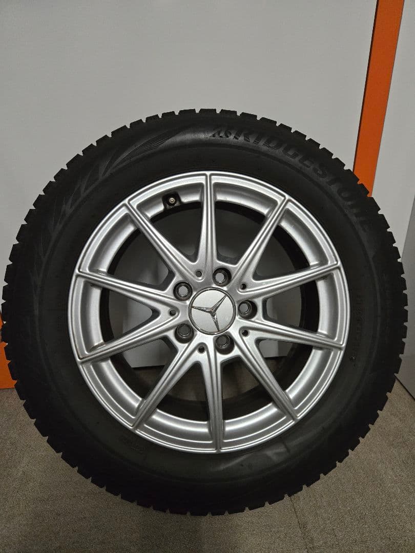 ベンツ純正アルミ &ブリヂストンスタッドレス205/60R16 4本セット