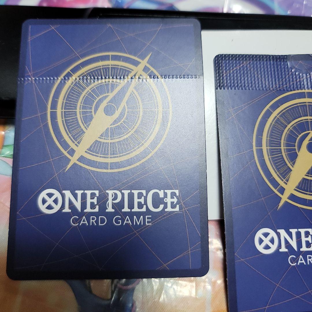 ワンピースカード　プレス跡　エラーカード　出品物はメルカリではおそらくこれだけ