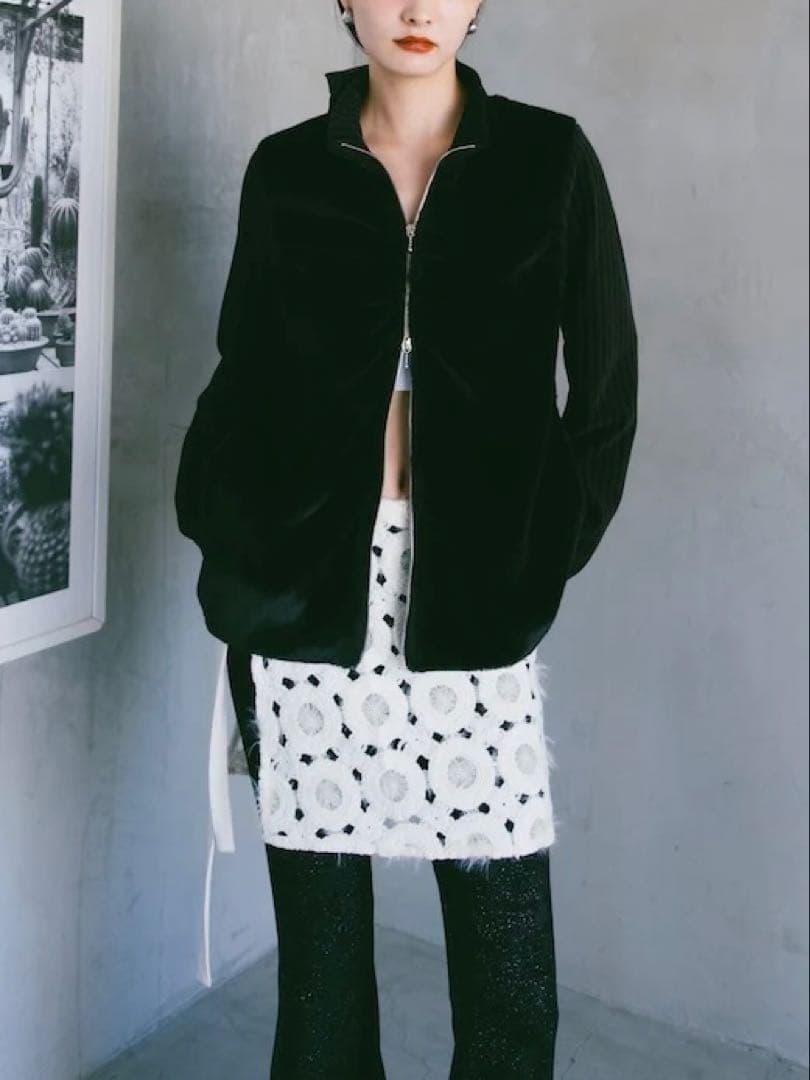 【限定値下げ】sahara（MARTE）Fur Docking Zip Top