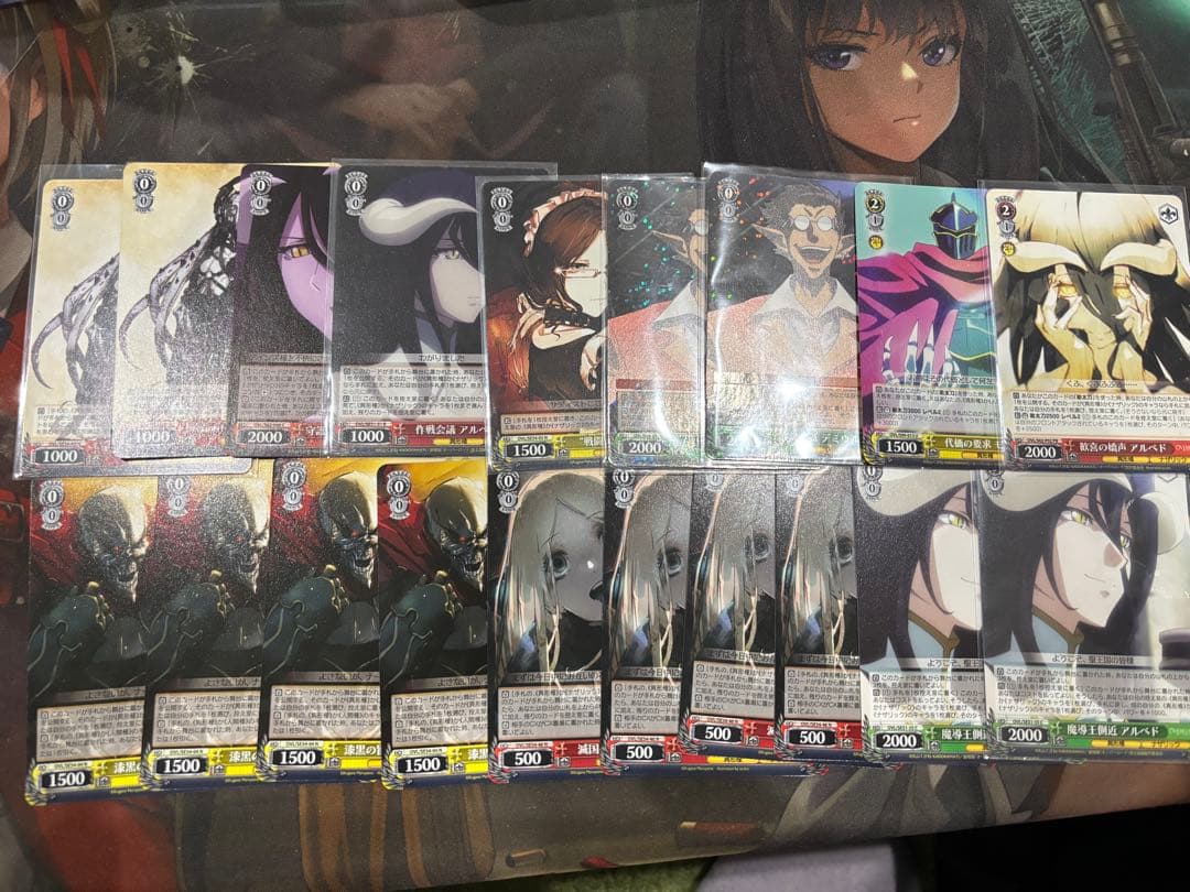 ヴァイスシュヴァルツ　オーバーロード　8電源デッキ+パーツ