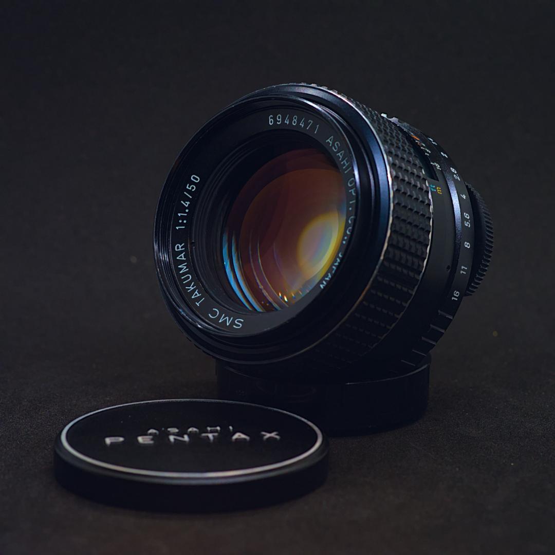 整備済み　SMC TAKUMAR 50mm f1.4 後期型　ゴムローレット