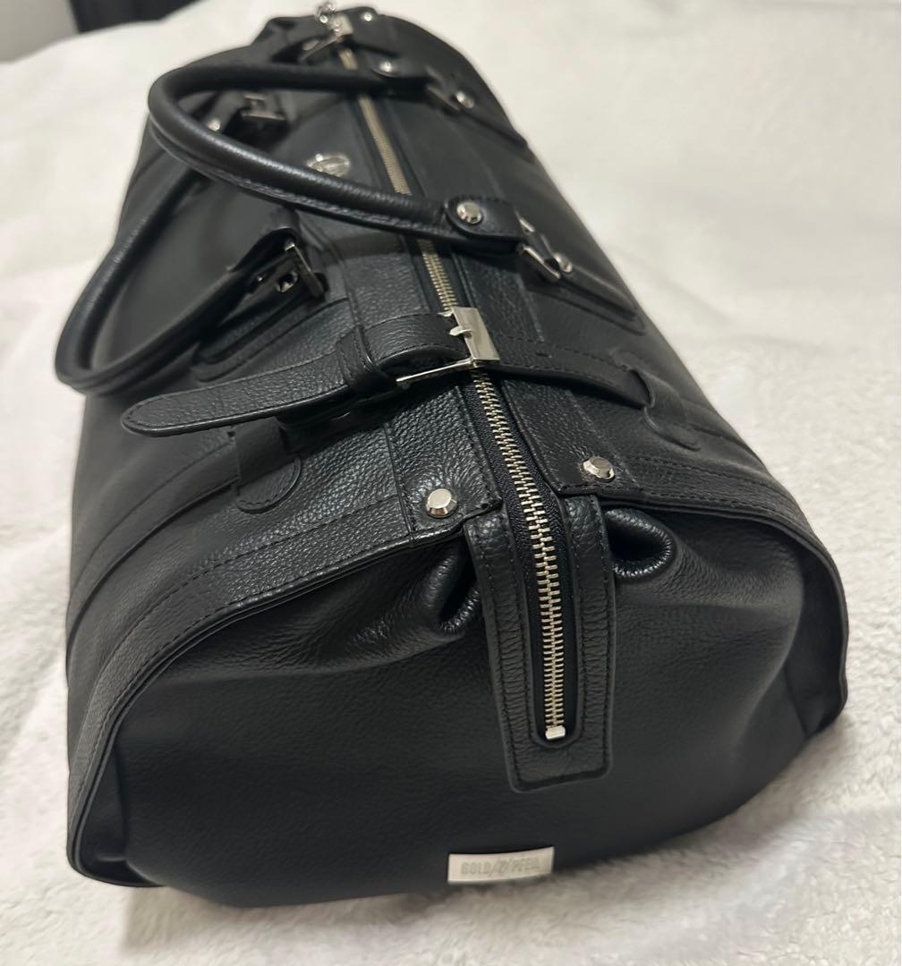 限定MercedesBenz メルセデスベンツ　ブラック　牛革 ボストンバッグ