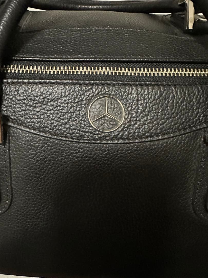 限定MercedesBenz メルセデスベンツ　ブラック　牛革 ボストンバッグ