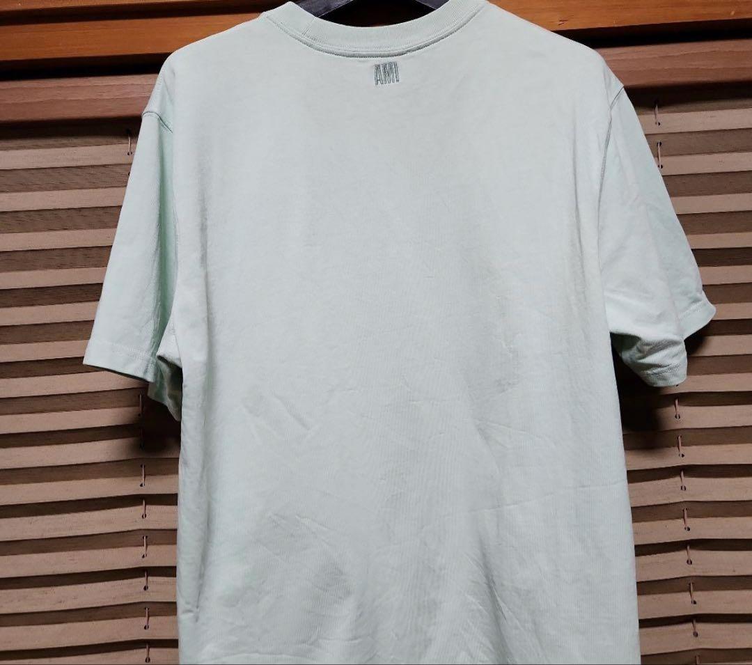 ami parisTシャツミントグリーン