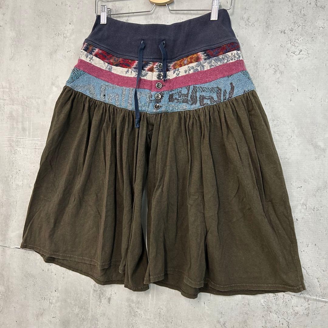 KAPITAL キャピタル ハーフ パンツ ショート エスニック リネン ウール