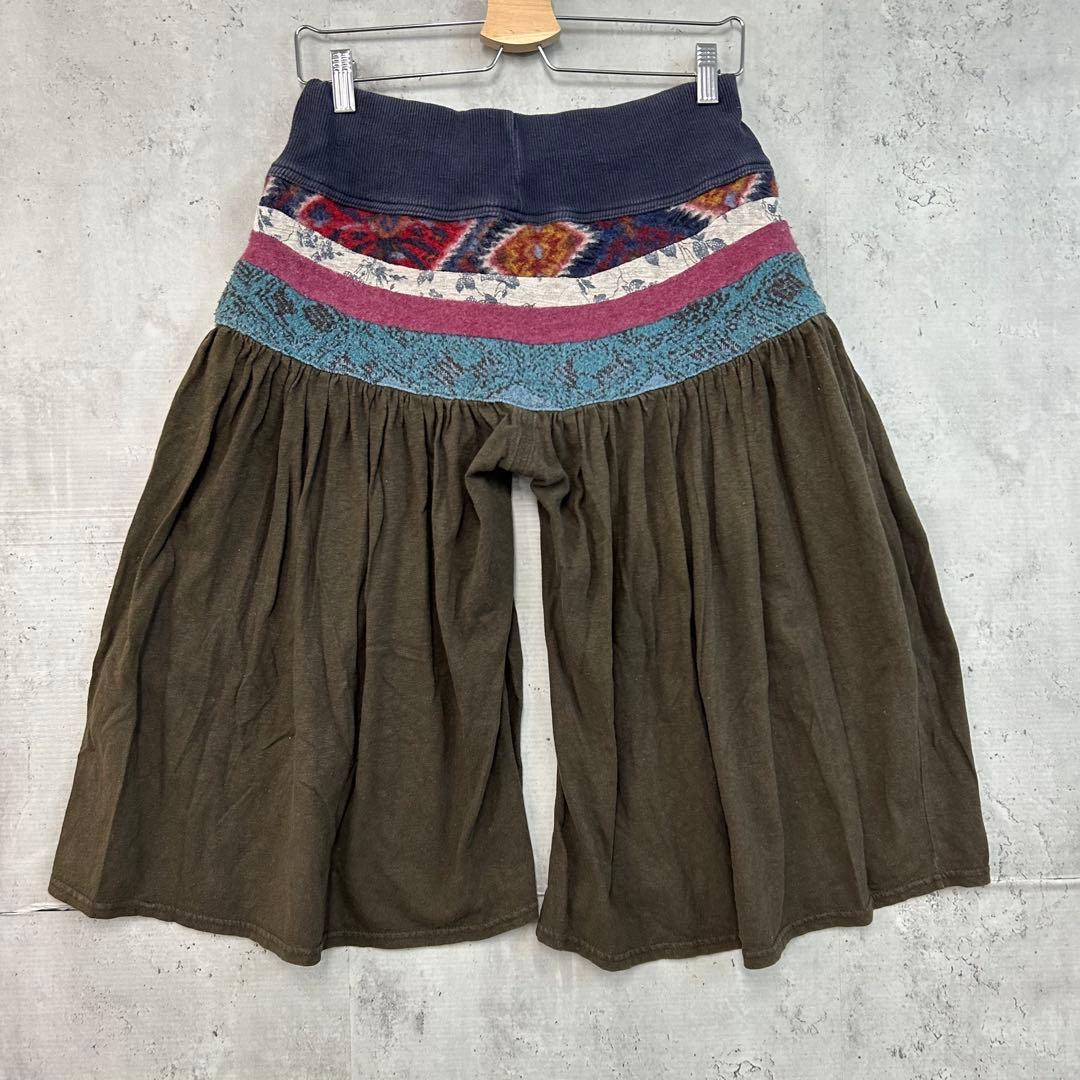 KAPITAL キャピタル ハーフ パンツ ショート エスニック リネン ウール