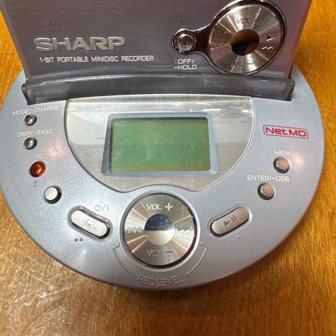 SHARP NetMD MDプレイヤー IM-DR80-S 動作未確認