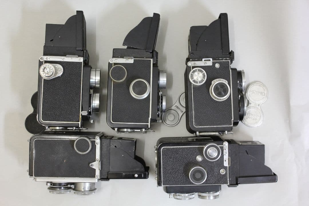 二眼レフ ５台 ジャンク品 RICOHFLEX PRIMO YASHICA 等