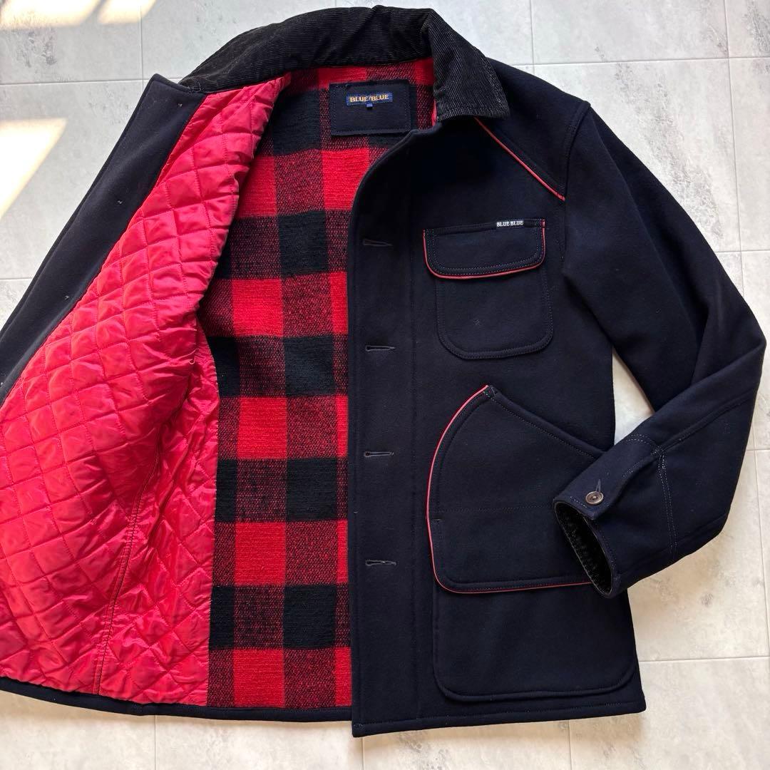 【超希少】ブルーブルー ウールアンゴラ ハンティングジャケット Lサイズ 中綿