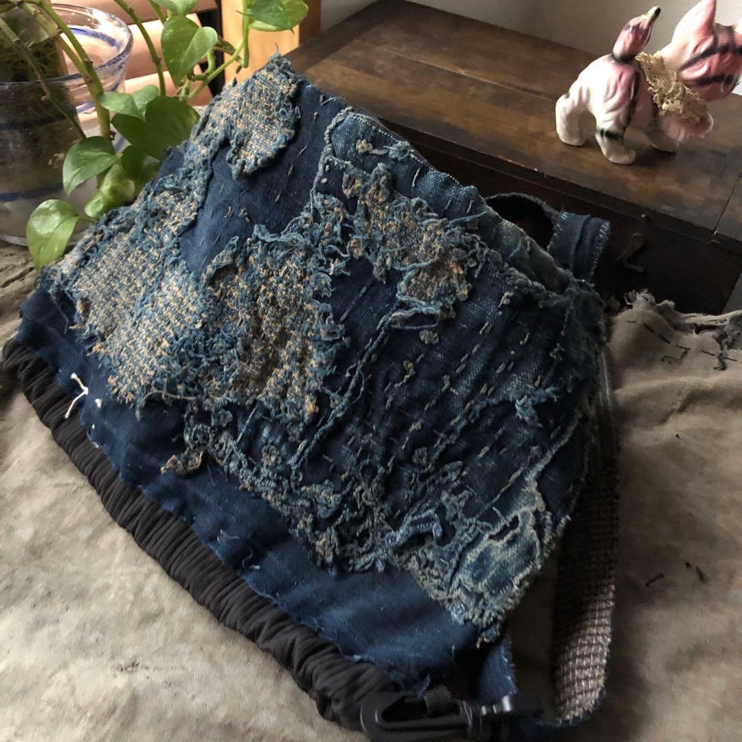 稀に見る襤褸で作って見ました/藍染