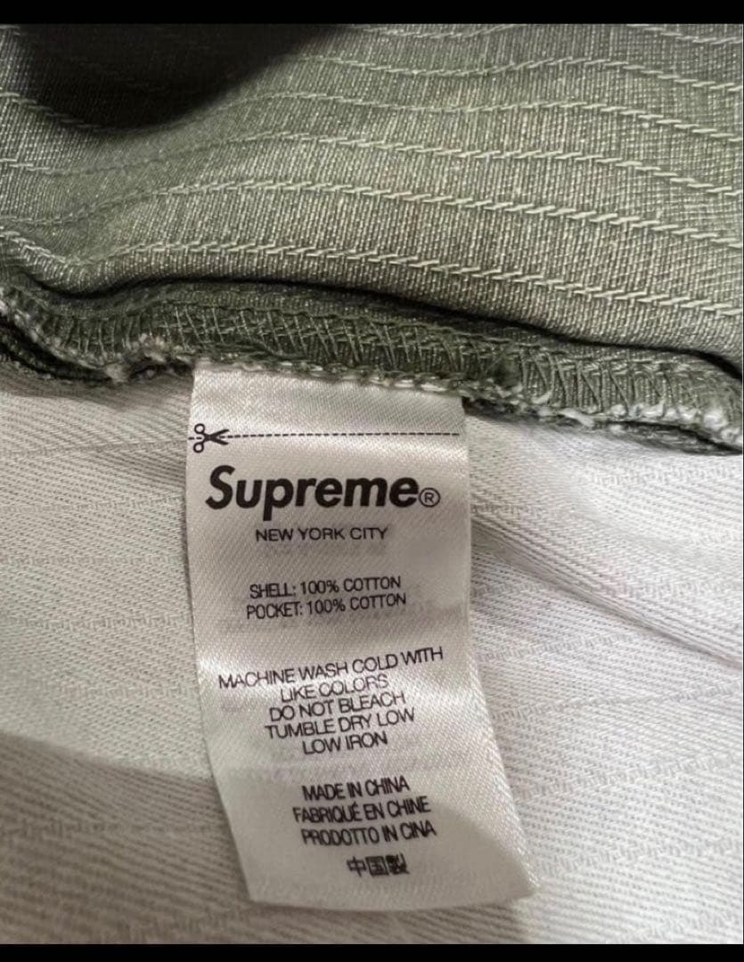 Supreme カーゴパンツ 32 カーキ