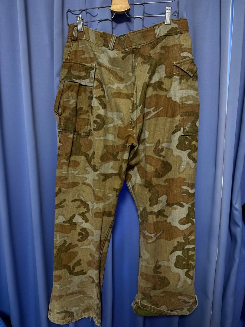 迷彩 カーゴパンツ ハンティング 50s ビンテージ