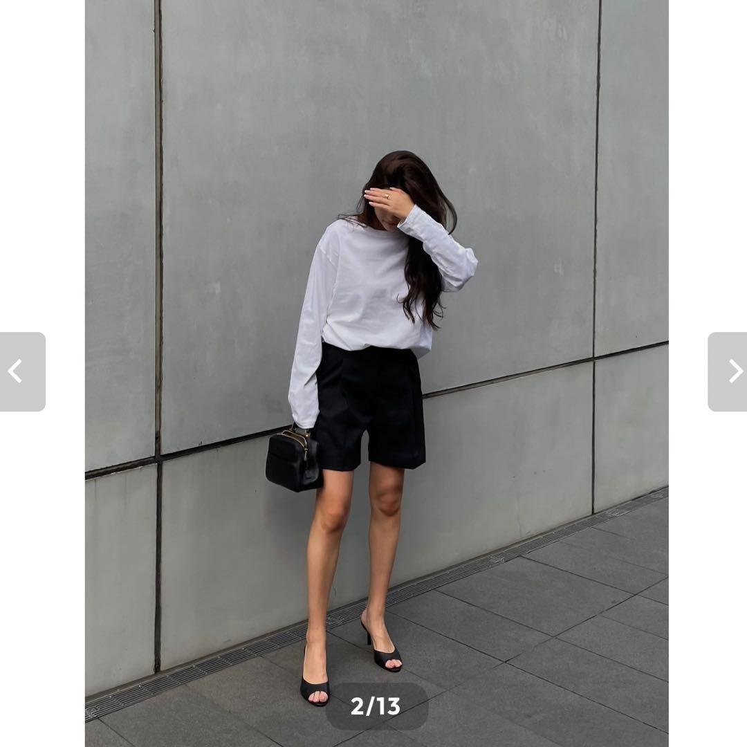 DEUX MI(ドゥミ)タックショートパンツ