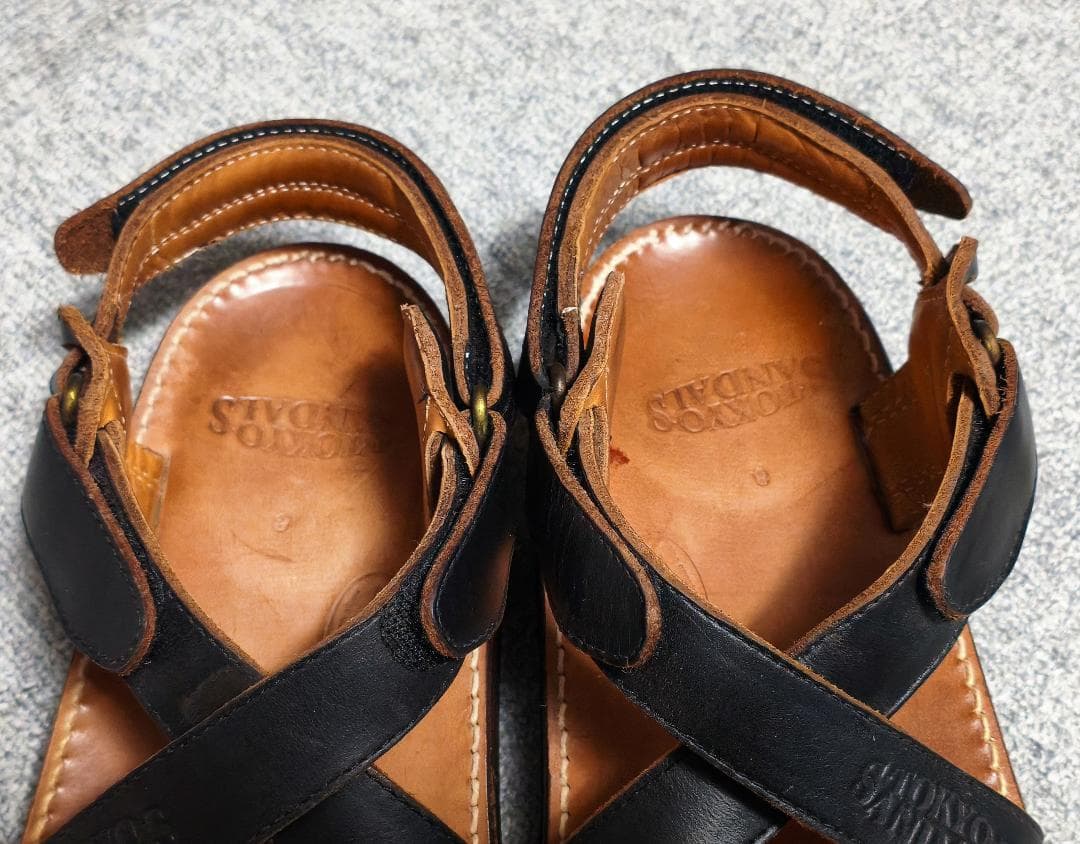 S*D様 TOKYO SANDALS/東京サンダル Xストラップ レザーサンダル
