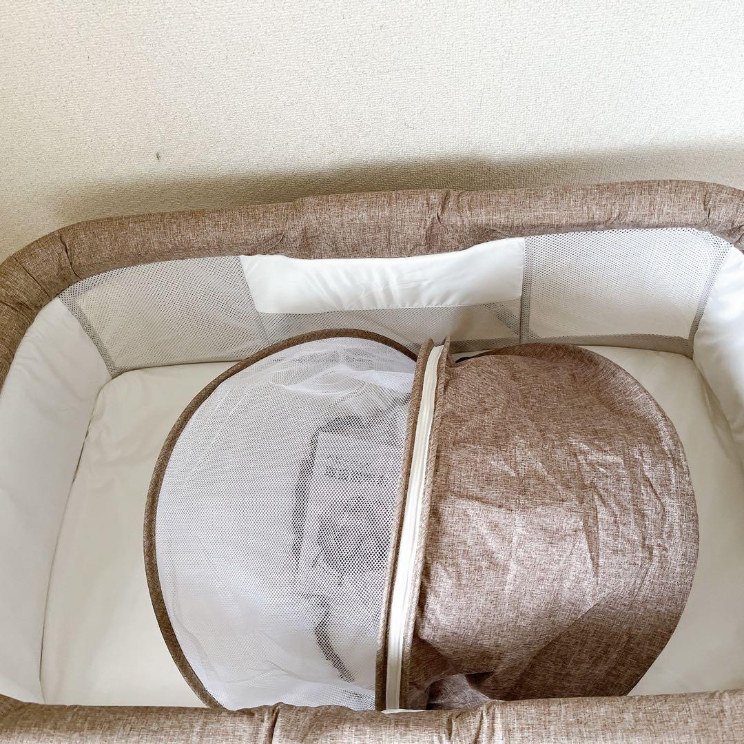 ベビーベッド 添い寝 ベッド 新生児 折りたたみ 組み立て簡単 ワンタッチ