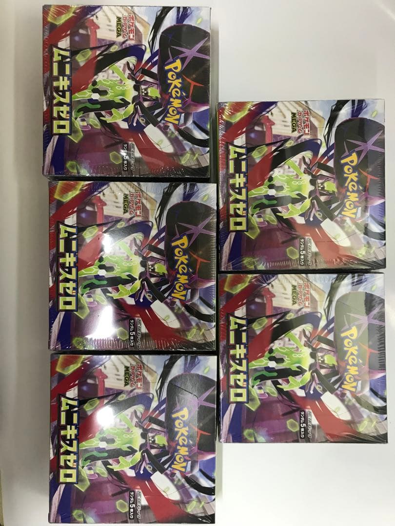 ポケモンカードゲーム　ムニキスゼロ　5BOX 新品未開封シュリンク付