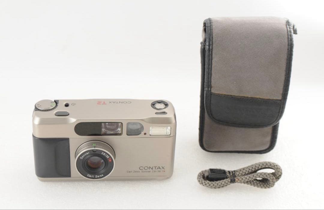 【4月2日撮影写真添付】Contax t2 チタンシルバー