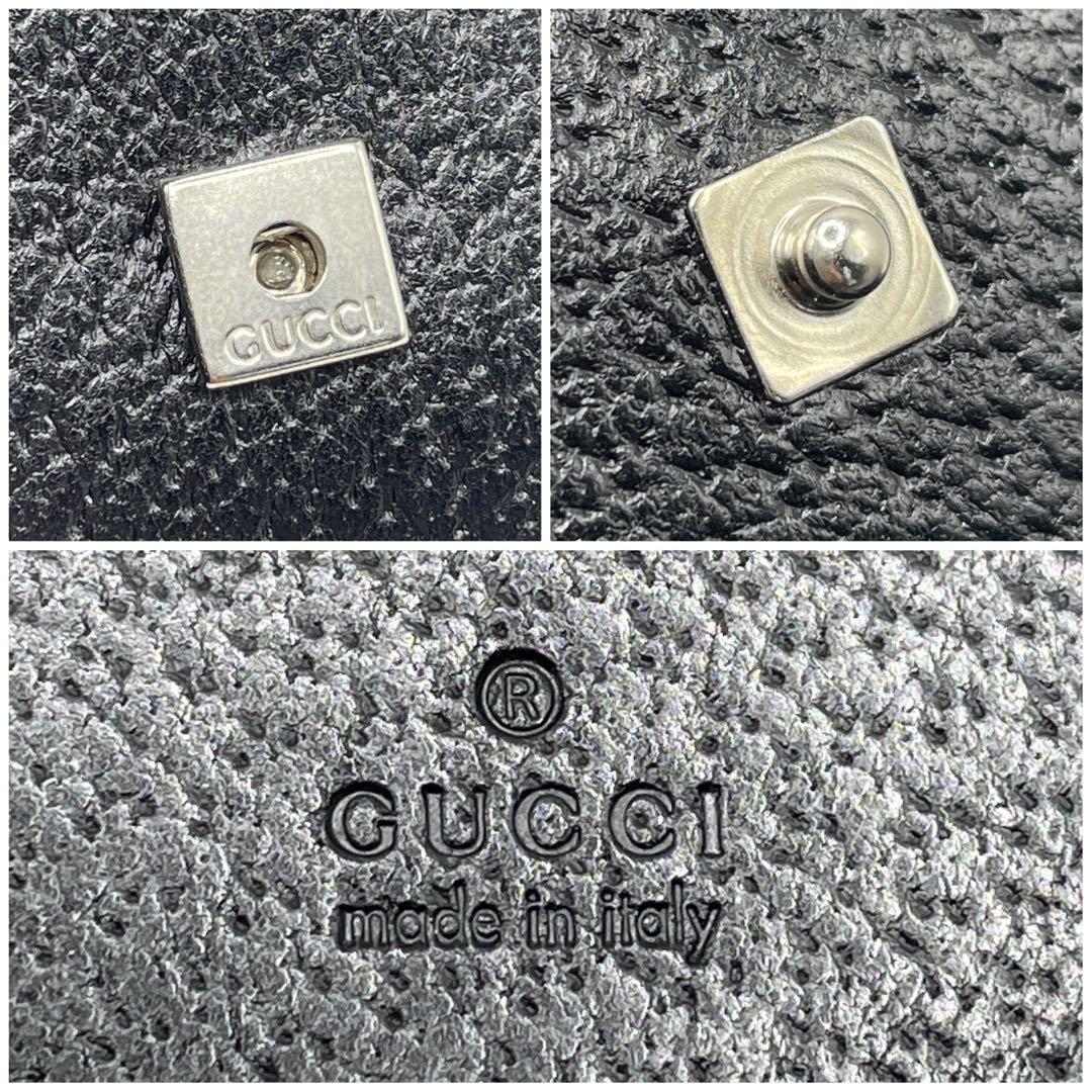 ✨未使用✨GUCCI グッチ レザー 6連 キーケース 黒 ユニセックス