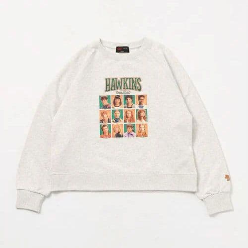 L STRANGER THINGS　アソートスウェットプルオーバー　オートミール