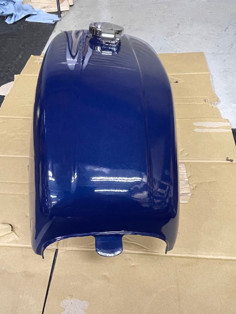 HONDA 旧cb400f ガソリンタンク 紺