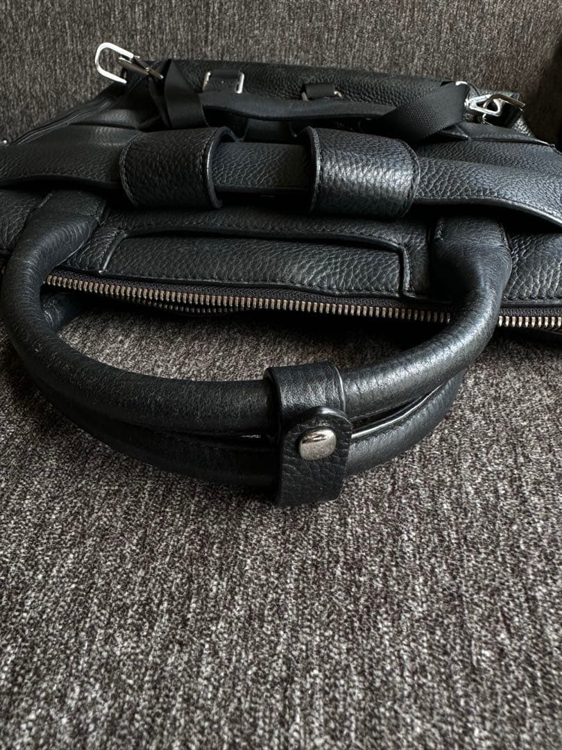 トゥミ TUMI 本革 黒レザー ビジネスリュック バッグ