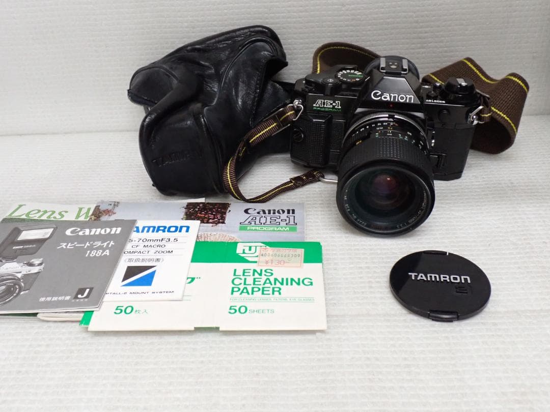 キヤノン フィルムカメラ AE-1 タムロンレンズ35-70mm付 B6-A