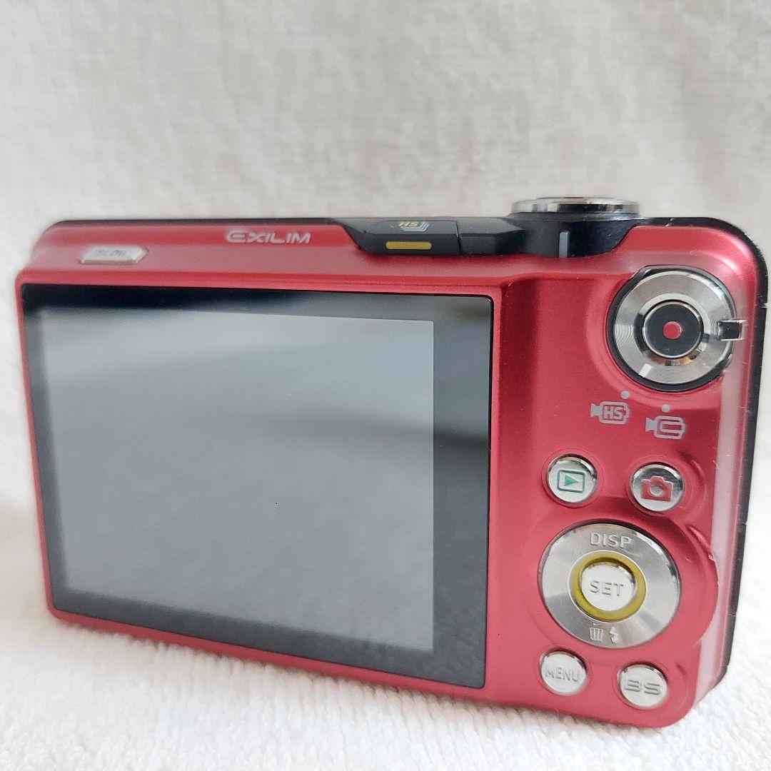 美品 CASIO コンパクトデジタルカメラ EXILIM EX-FC160S 赤