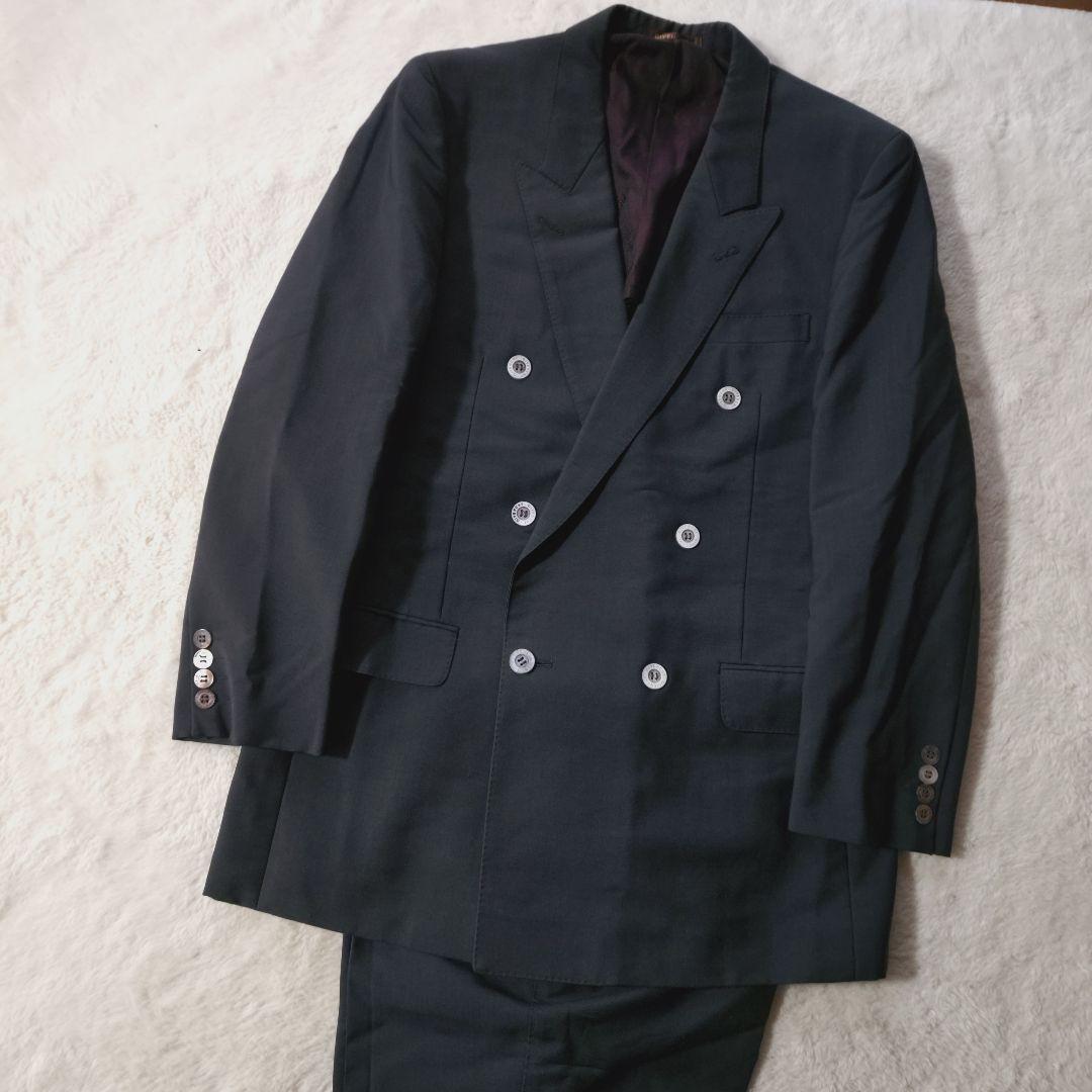 90s y2k GIVENCHY ダブル スーツ セットアップ 背抜き ワイン