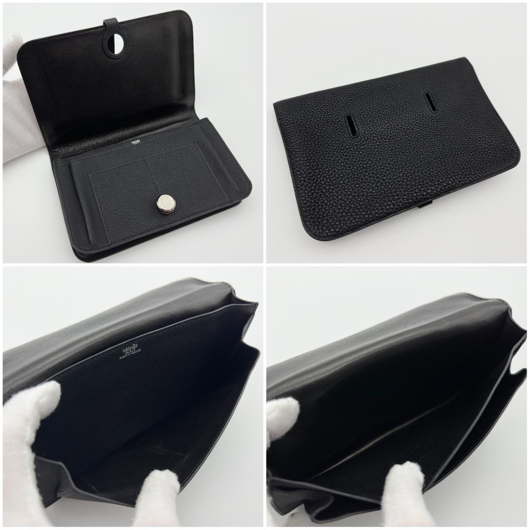 【超極美品】HERMES エルメス　ドゴン　ウェストポーチ　黒 財布