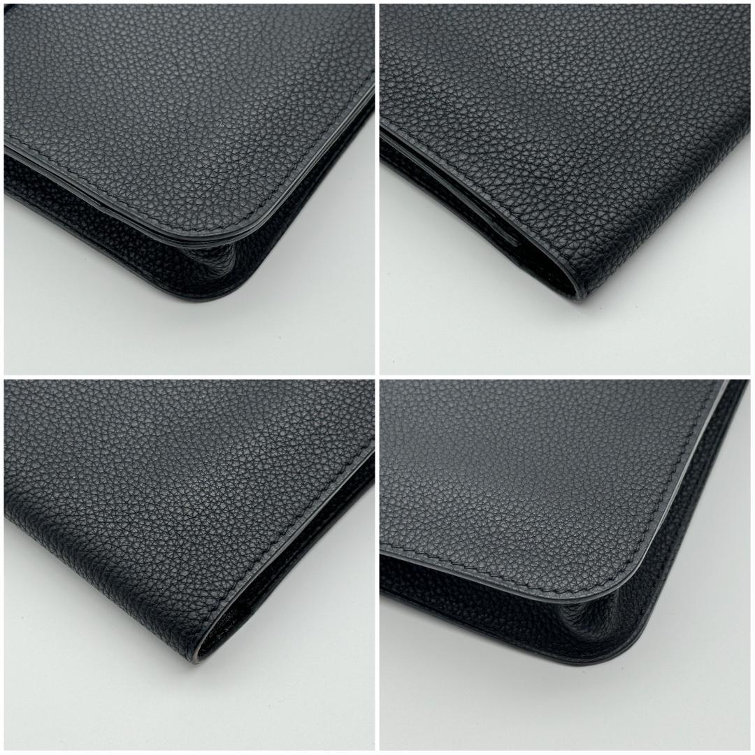【超極美品】HERMES エルメス　ドゴン　ウェストポーチ　黒 財布