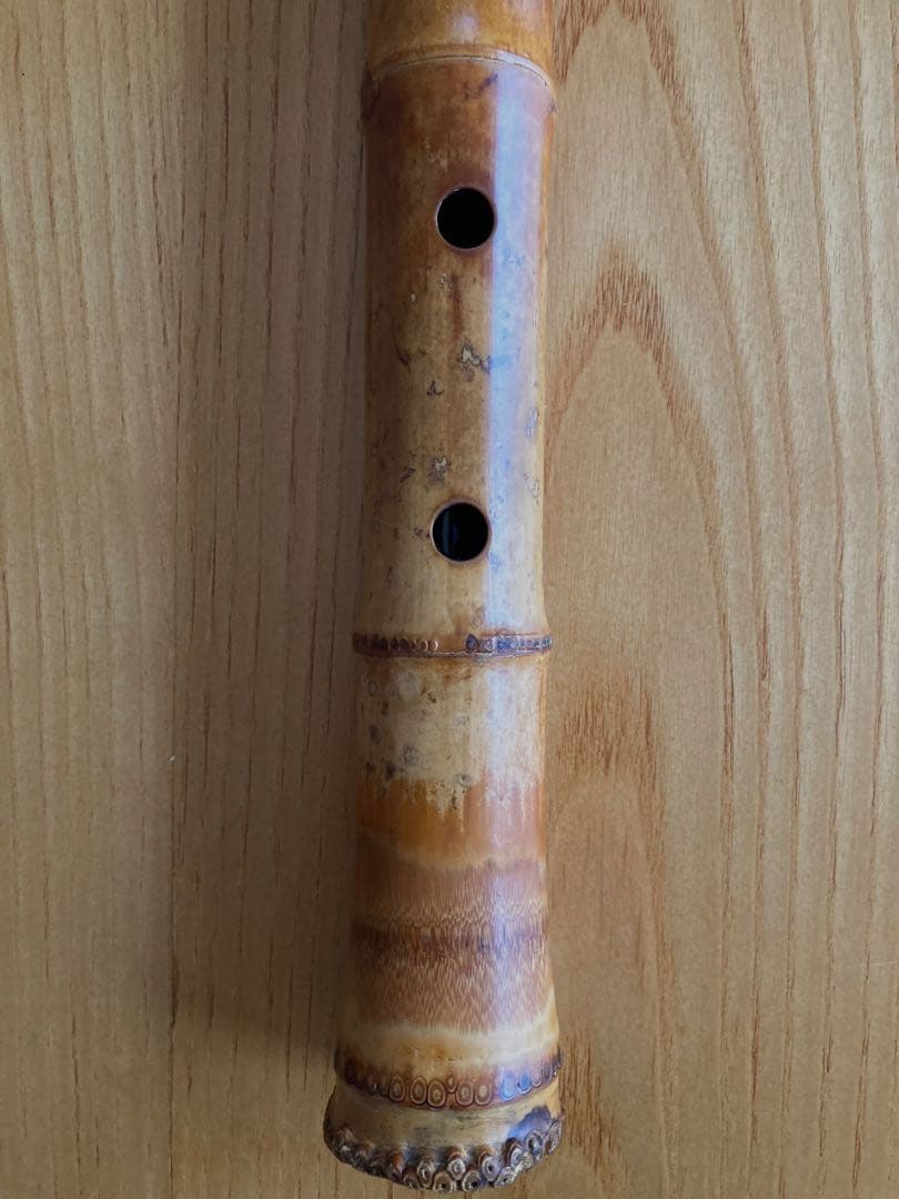琴古流尺八　兼安洞童銘一尺八寸管