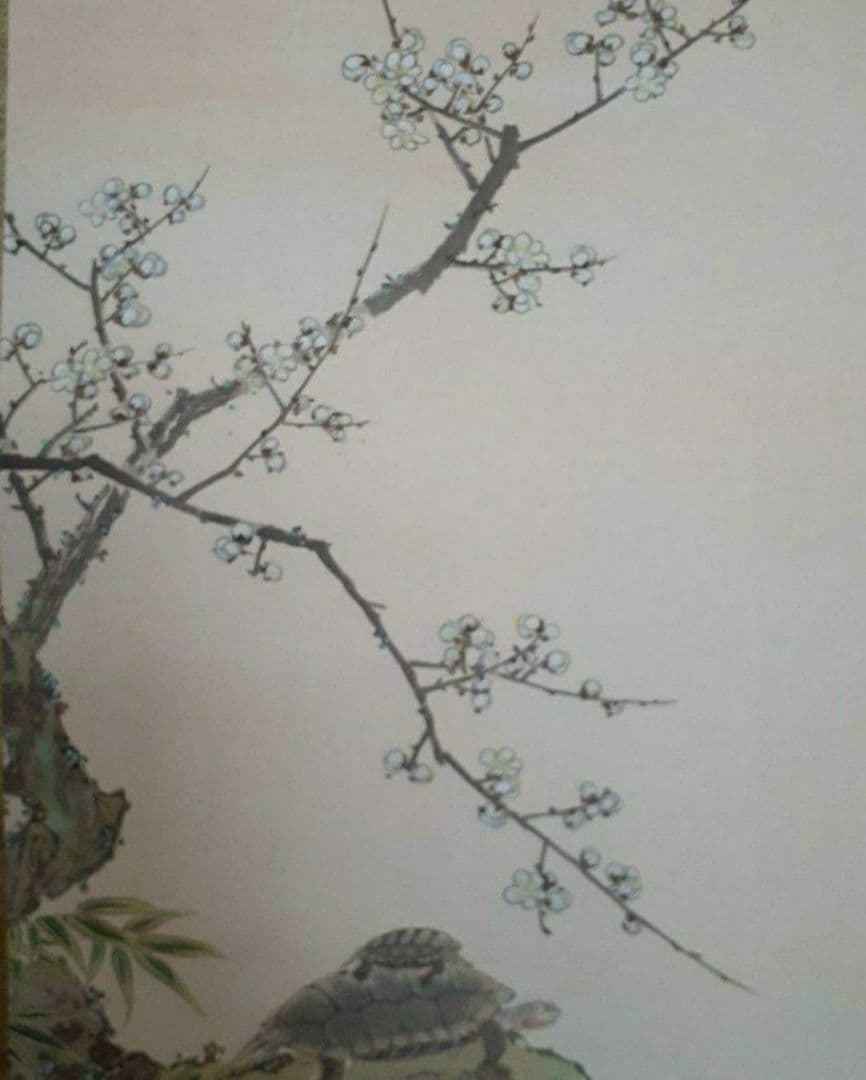 掛け軸/松竹梅鶴亀/2本