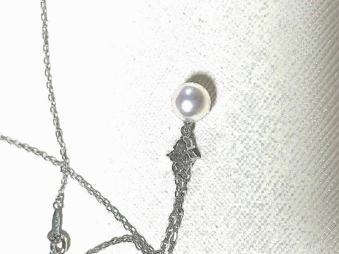 ✨ミキモト アコヤパール ネックレス ダイヤ アコヤパール7.2mm